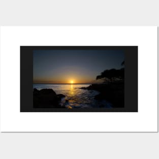 Sunset in Oahu Posters and Art